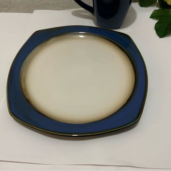 SET 2 Home Trends penumbra 1 salad Plates 8 3/4”  1 mug 4 5/8” Disconti… - Picture 7 of 10